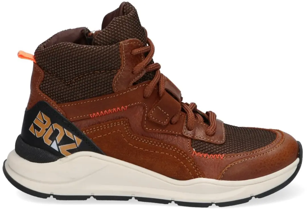 Braqeez 421982-513 Jongens Hoge Sneakers