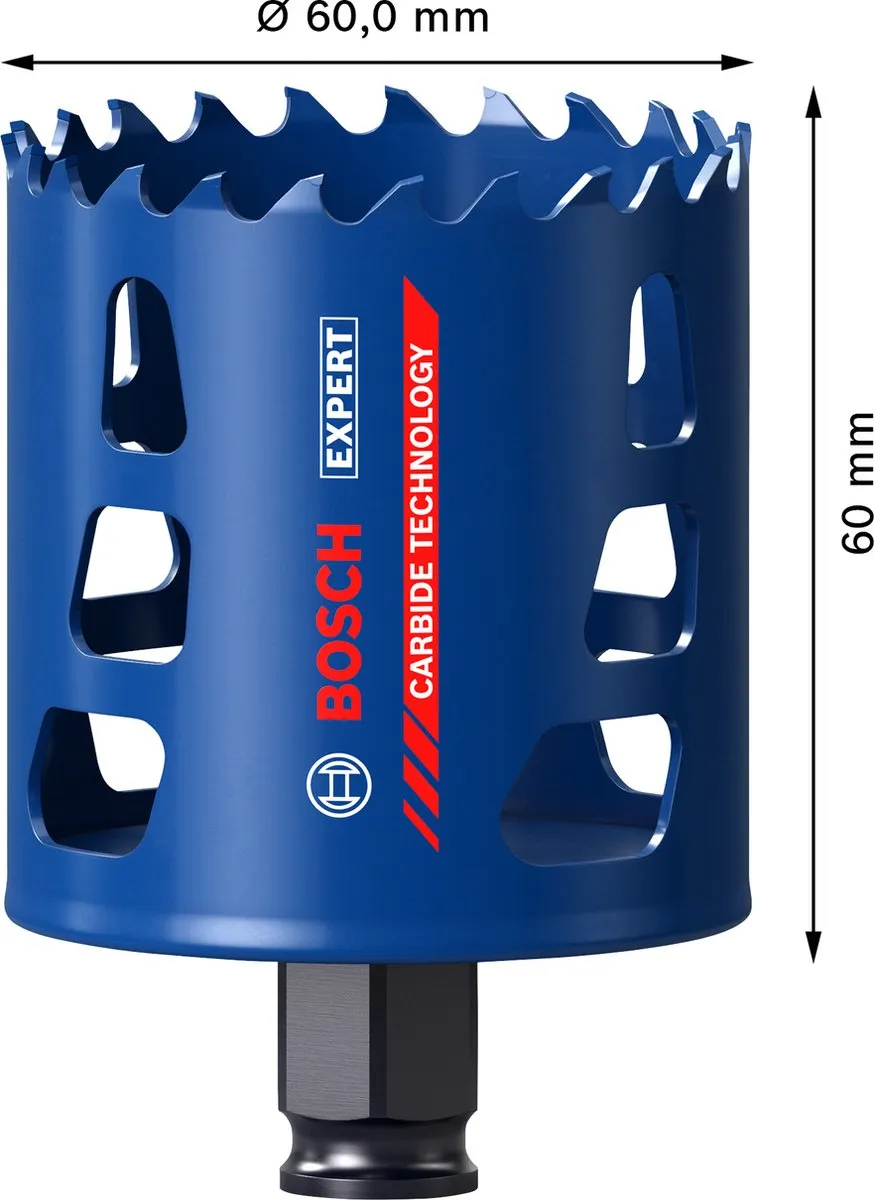 Bosch Professional EXPERT Tough Material Gatzaag 60mm - Metaal - afbeelding 6 van 6