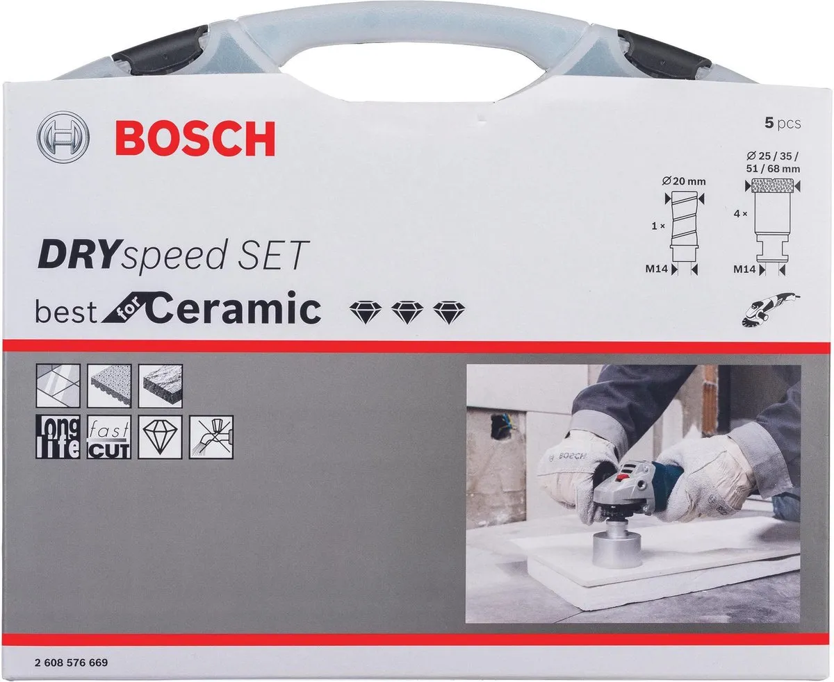 Bosch Professional SET DrySpeed Diamantfreesboor - Hout