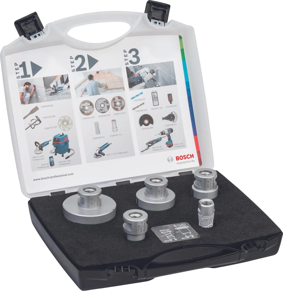 Bosch Professional SET DrySpeed Diamantfreesboor