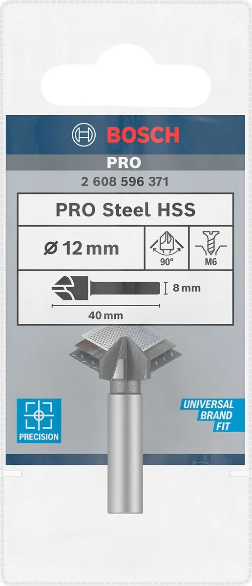 Bosch Professional Verzinkboor 12.0mm - Hout - MPN 2608596371