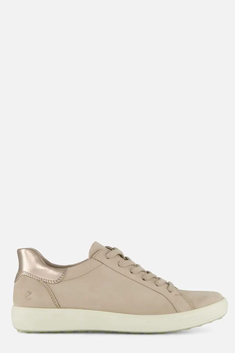 Ecco Soft 7 Easy Slip Sneakers beige Nubuck