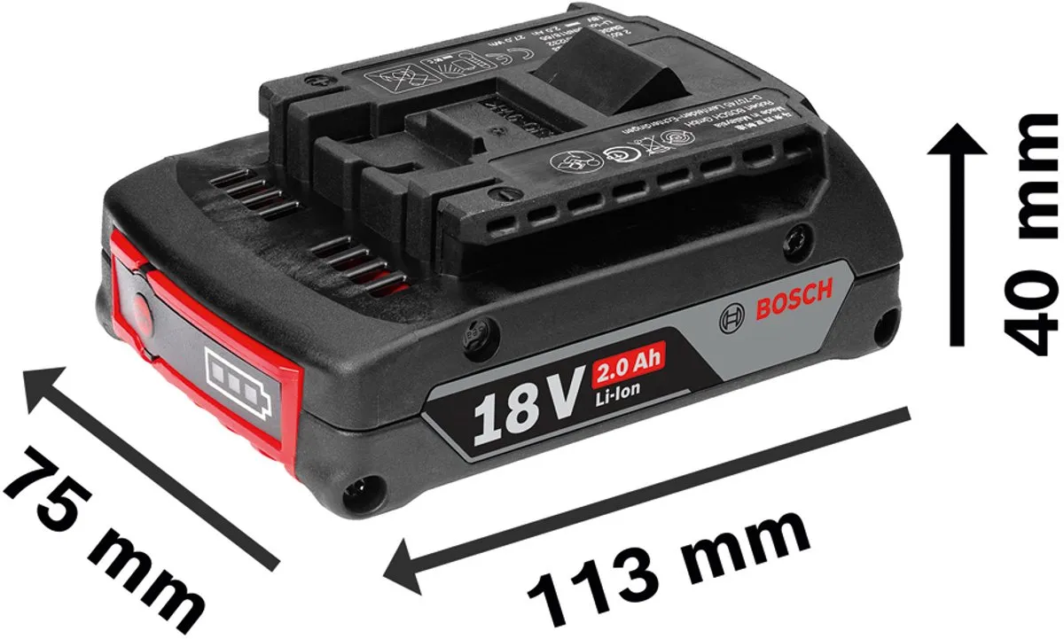 Bosch Professional GBA 18V 2.0Ah Accu - 1600Z00036