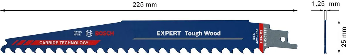 Bosch Professional EXPERT S1142KHM Reciprozaagblad