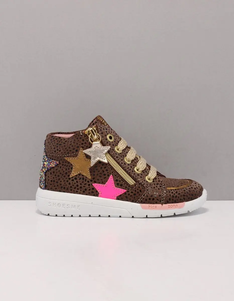 Shoesme Runflex sneakers bruin