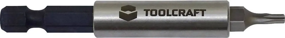TOOLCRAFT TO-6918741 Bithouder 6,3mm - 60mm - Metaal