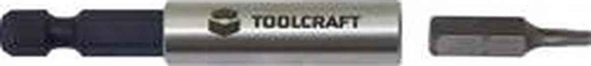 TOOLCRAFT TO-6918741 Bithouder 6,3mm - 60mm - Metaal
