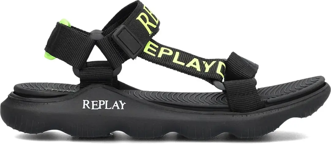Replay Spacer 1 Sandalen - Jongens - Zwart - Maat 30