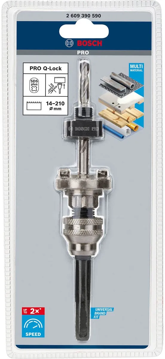 Bosch Professional SDS-plus Adapter 14210mm - Steen
