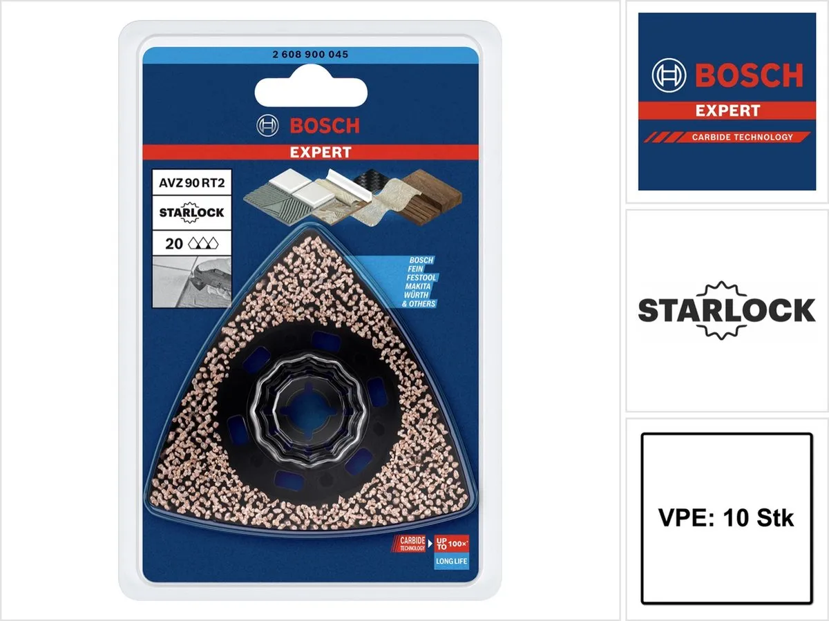 Bosch Professional AVZ 90 RT2 Starlock Schuurplaten