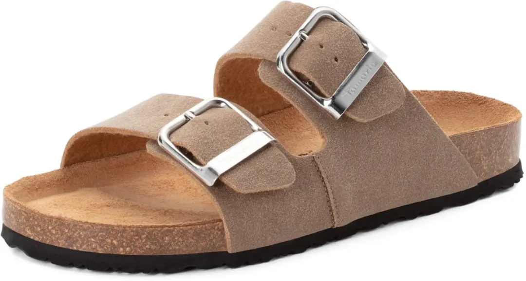 Tamaris damesmuilezel 1-27503-42 3C3 damesschoenen M2753342 taupe
