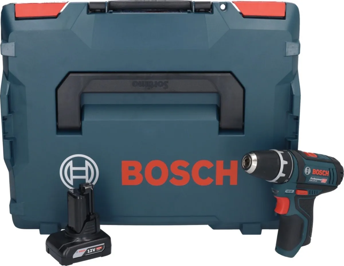 Bosch Professional GSR 12V-15 Accuboormachine - 30 Nm - 21 standen - 1x 6,0 Ah accu