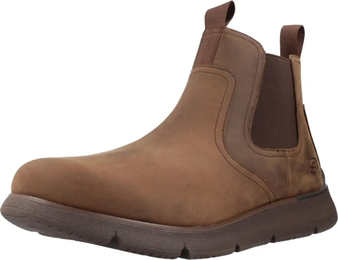 Skechers Augustino Paulo Heren Chelsea Boot - Bruin - Maat 42 - afbeelding 5 van 6