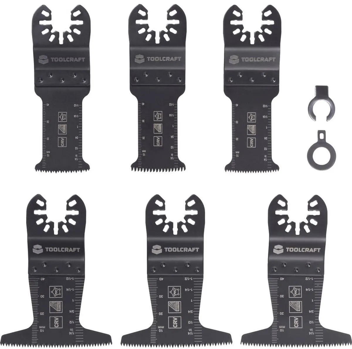TOOLCRAFT TO-10283856 Multitool Zaagbladen Set