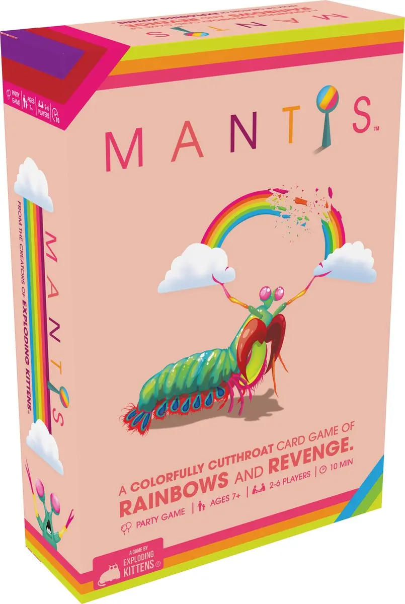 Exploding Kittens Mantis Kaartspel - 2-6 Spelers
