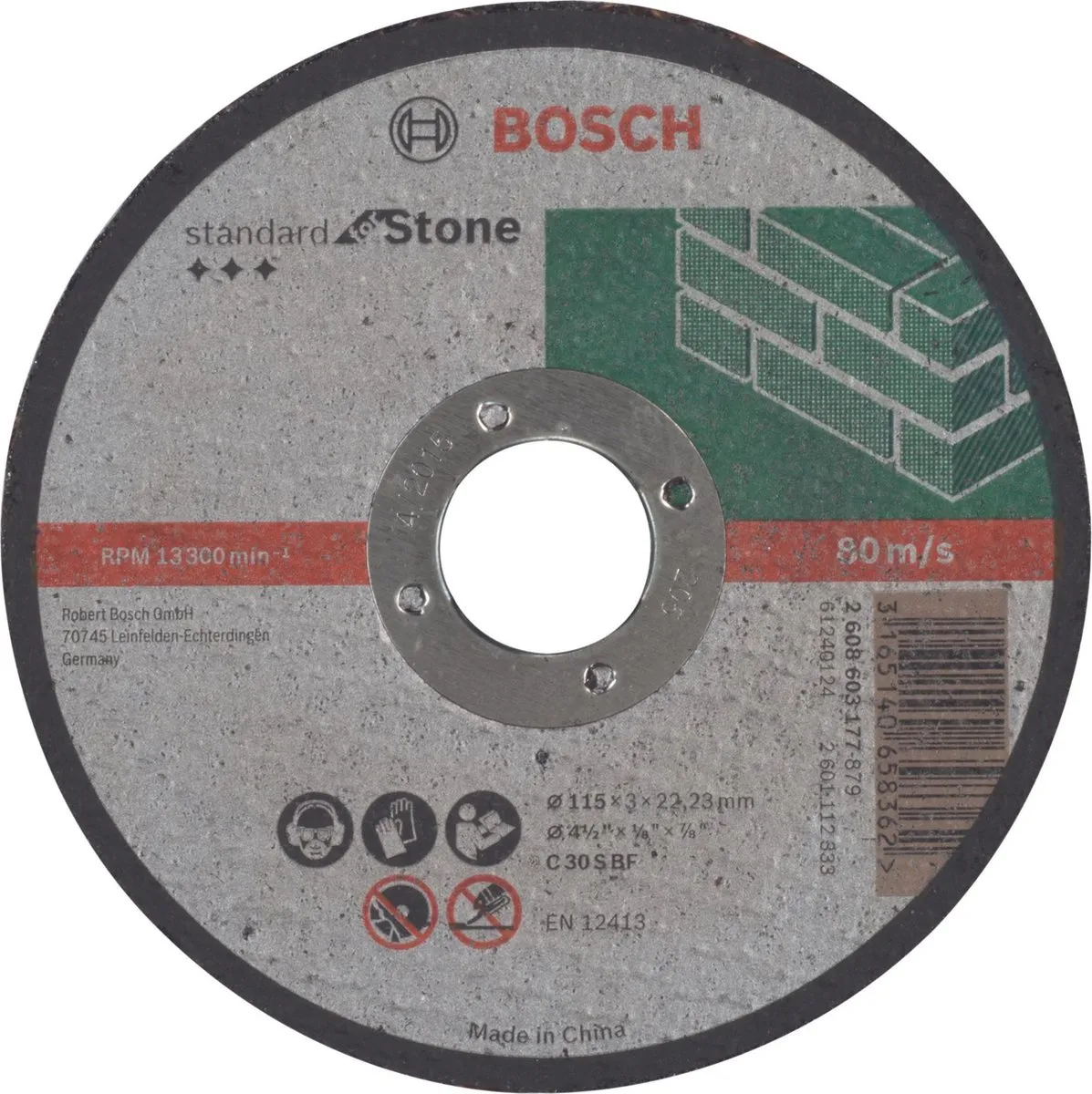 Bosch Professional Doorslijpschijf C 30 S BF 115mm