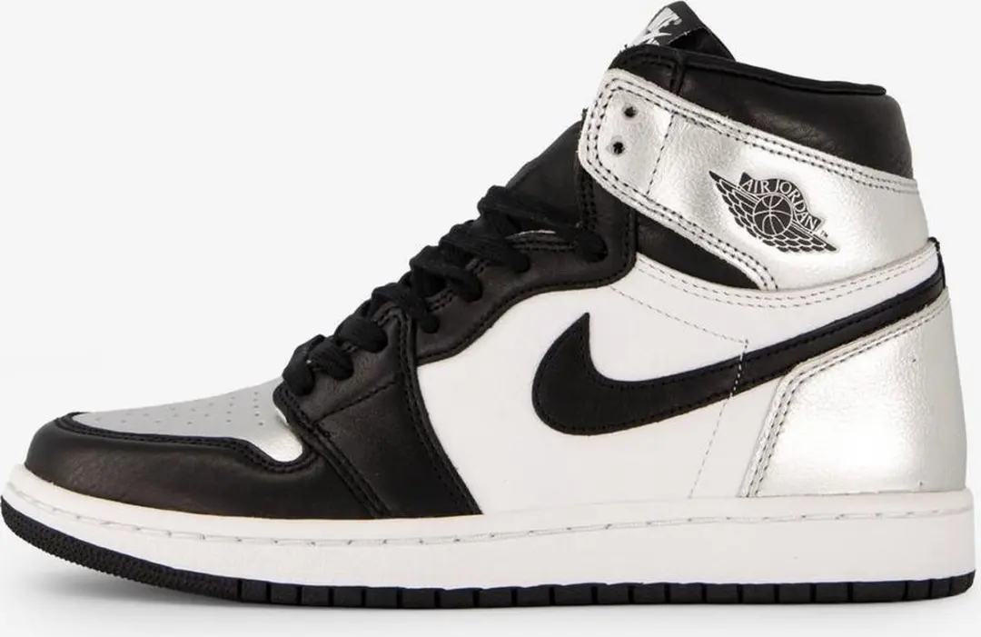 Nike Air Jordan 1 High OG, CD0461 001, Black/Black Metallic-Silver, EUR 40.5