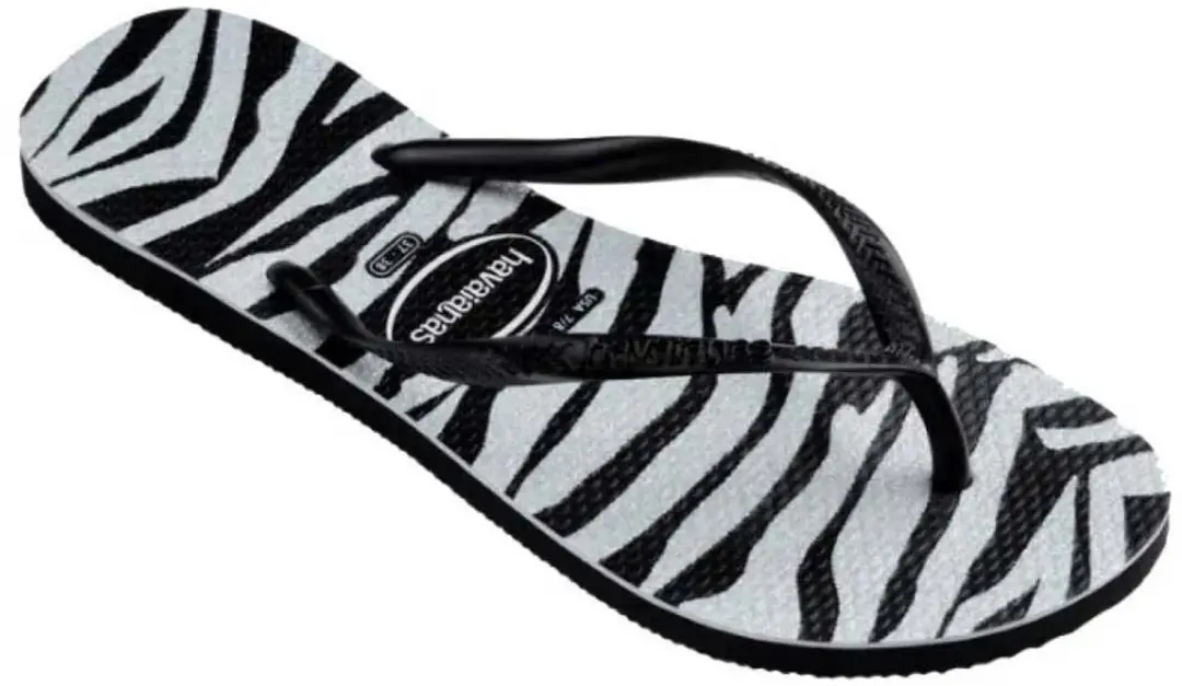 HAVAIANAS SLIM ANIMALS GLITTER Black-35-36