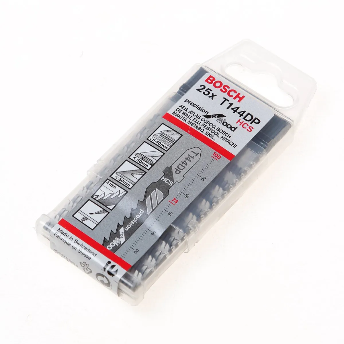 Bosch Professional DECOUPEERZB T144DP 25 Decoupeerzaagbladen - 25 Stuks