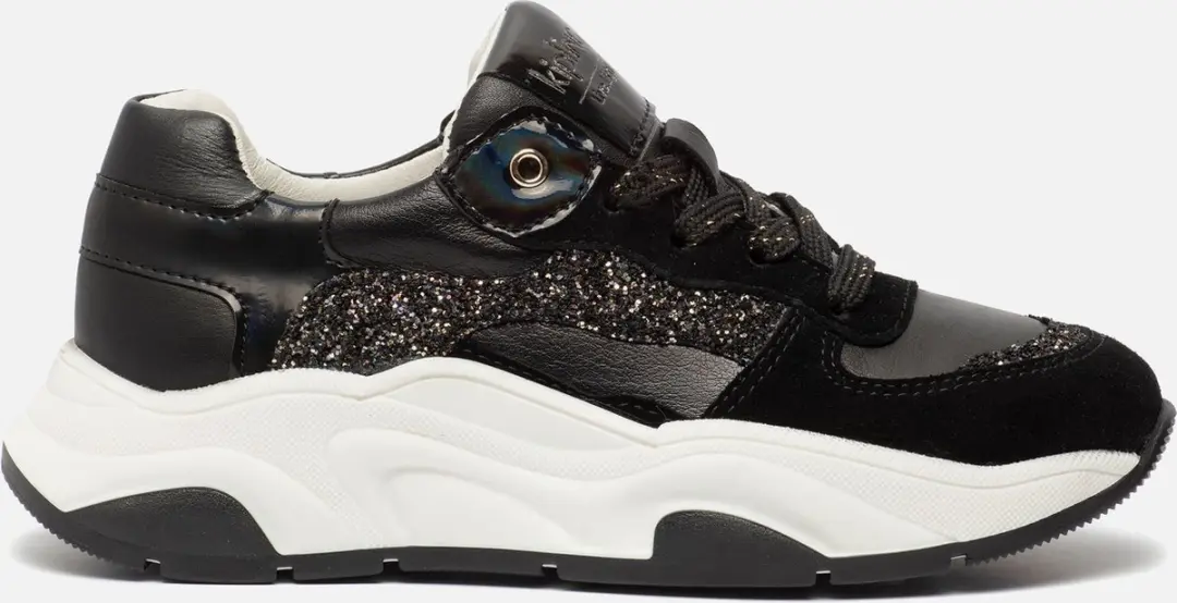 Kipling Fantasy sneakers zwart Leer