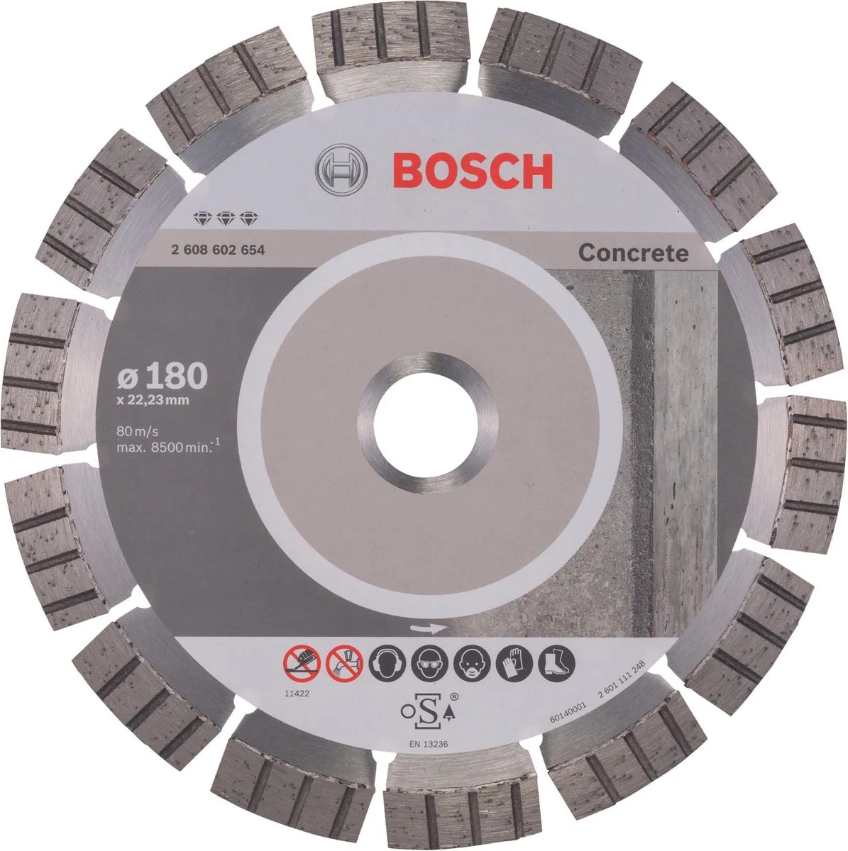 Bosch Professional Diamantschijf Best Concrete 180mm