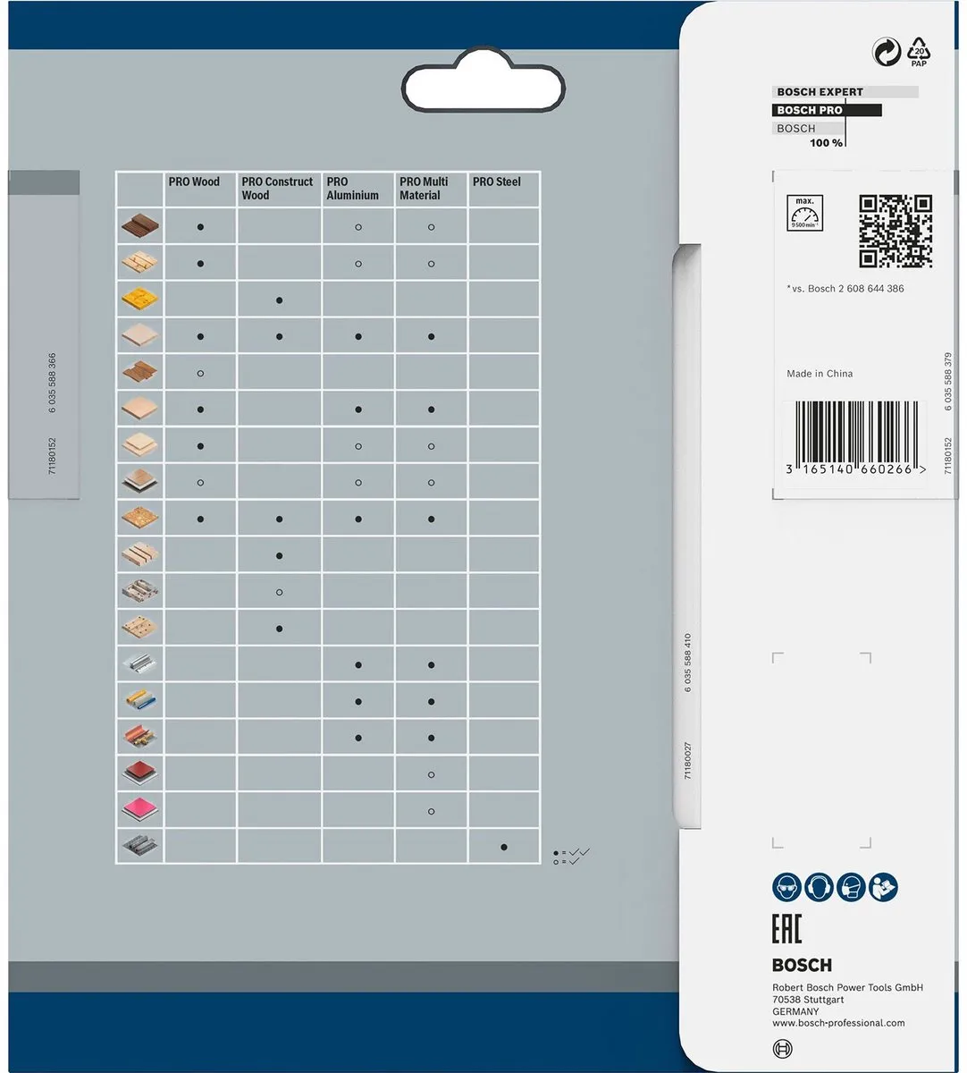 Bosch Professional Cirkelzaagblad Speed 165mm Hout - 24T - afbeelding 4 van 6
