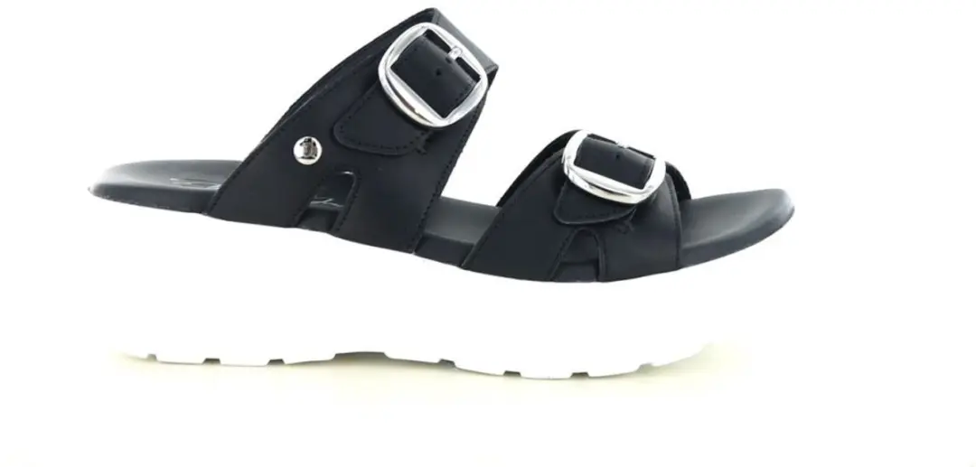 Slipper Panama Jack Women Navia B1 Napa Grass Black-Schoenmaat 37