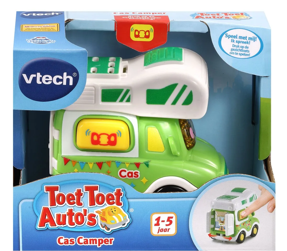 VTech Toet Toet Auto's Cas Camper - Speelgoed 1-5 Jaar - Multicolor