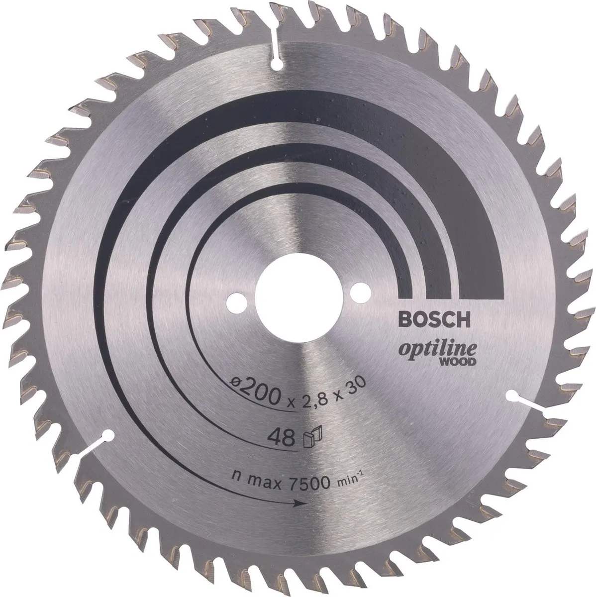 Bosch Professional Cirkelzaagblad Optiline 200mm Hout