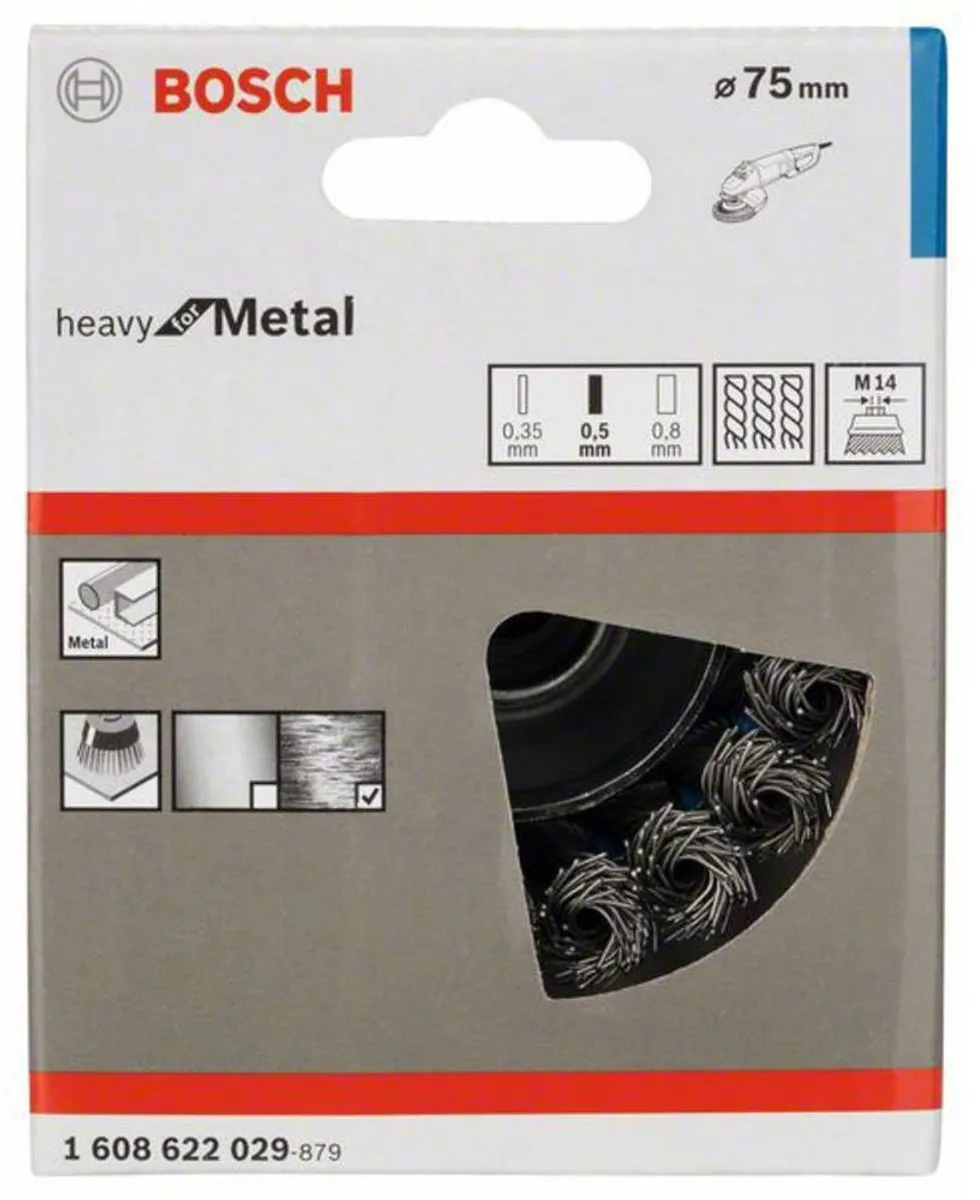Bosch Professional M14 Komstlbloesel 70 Vlecht 0.5 Staal