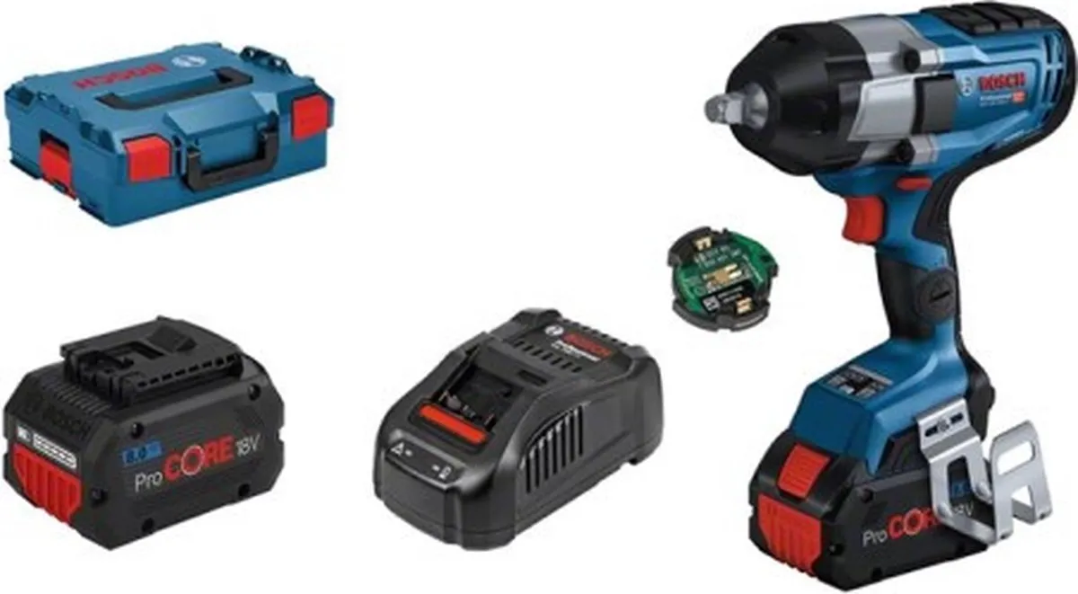 Bosch Professional GDS 18V-1000 C Slagmoeraanzetter - 2x 18V 8.0Ah