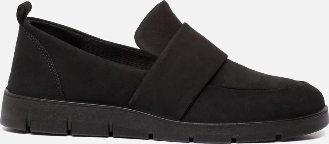 Ecco Bella instappers zwart Nubuck