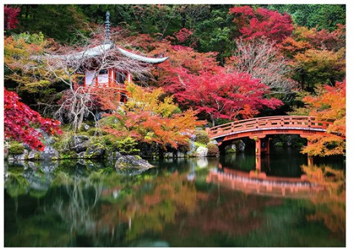 Ravensburger Daigo-ji Kyoto Japan Puzzel 1000 Stuks - Multicolor
