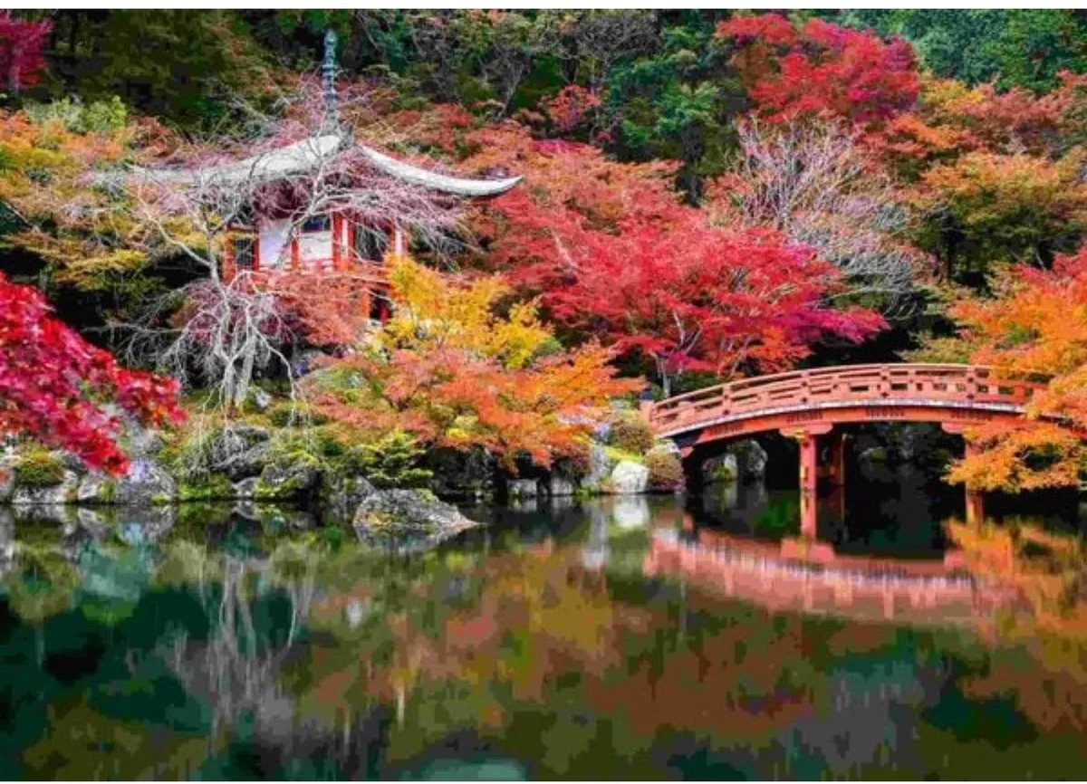 Ravensburger Daigo-ji Kyoto Japan Puzzel 1000 Stuks - Multicolor