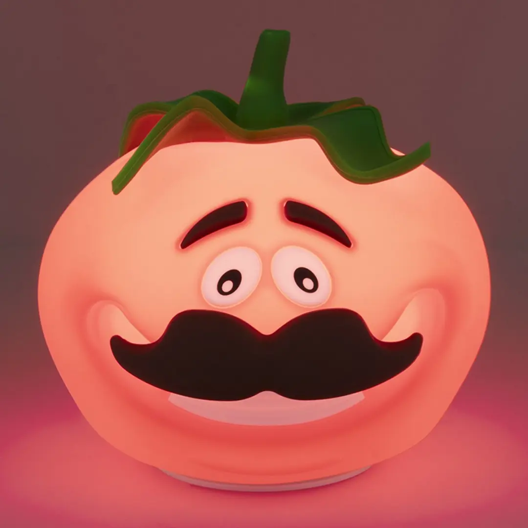 Paladone Tomatohead Fortnite SquishyGlo Siliconen Nachtlamp - Oplaadbaar