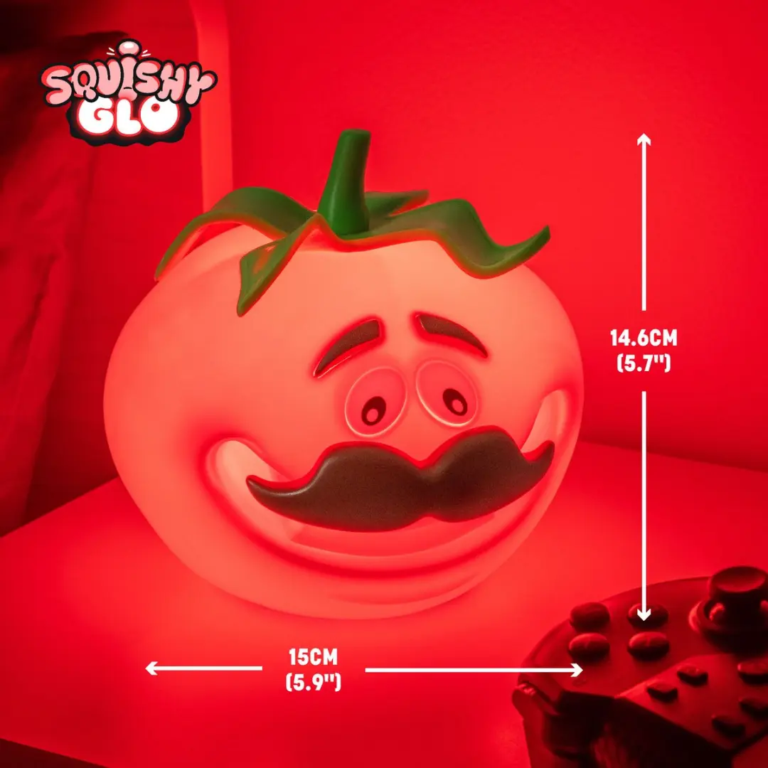 Paladone Tomatohead Fortnite SquishyGlo Siliconen Nachtlamp - Oplaadbaar