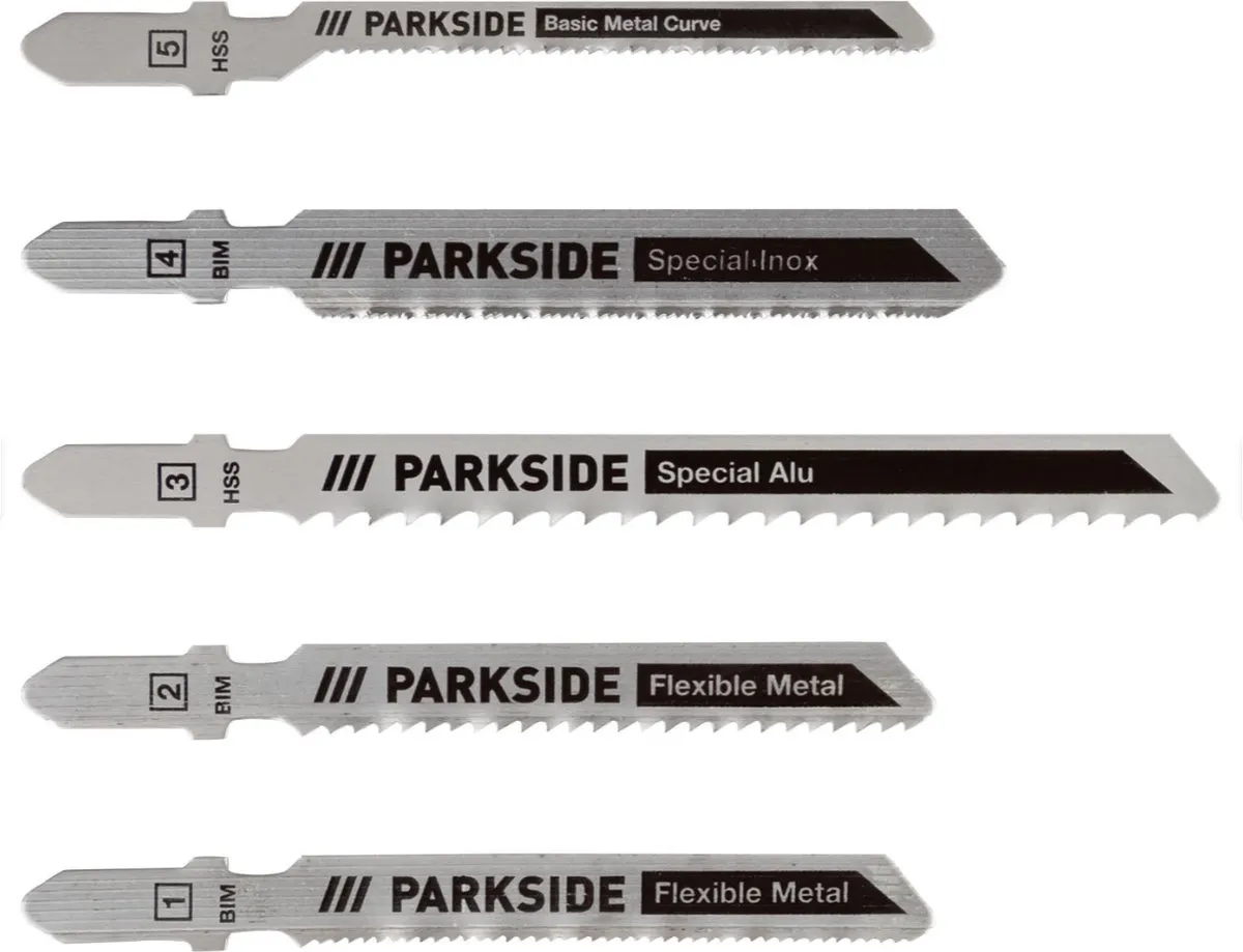 Parkside Decoupeerzaagbladset Metaal