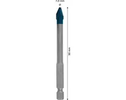 Bosch Professional EXPERT HEX-9 Tegelboor 7mm - 90mm