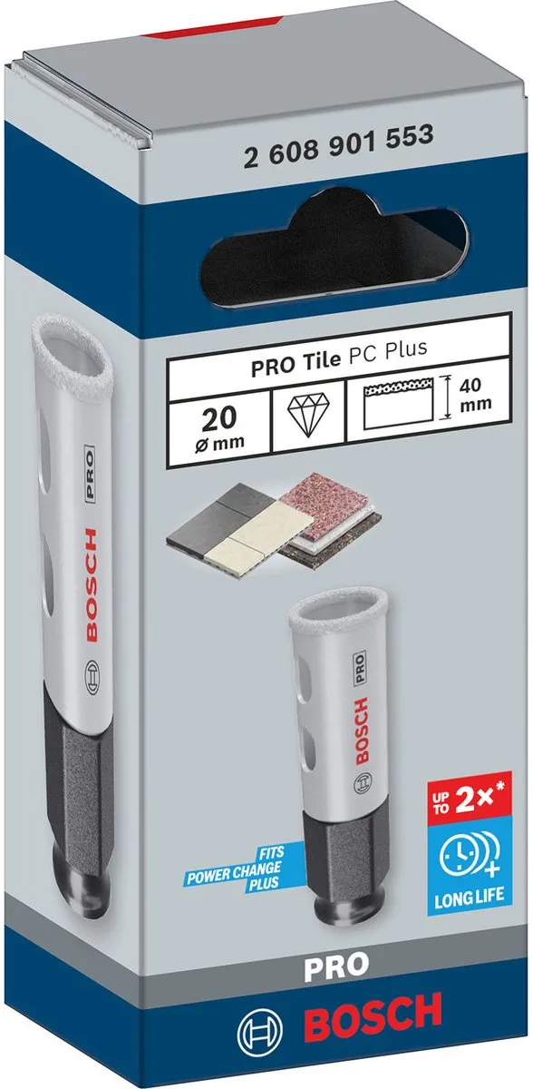 Bosch Professional PC Plus Gatzaag 20mm HS 2608901553