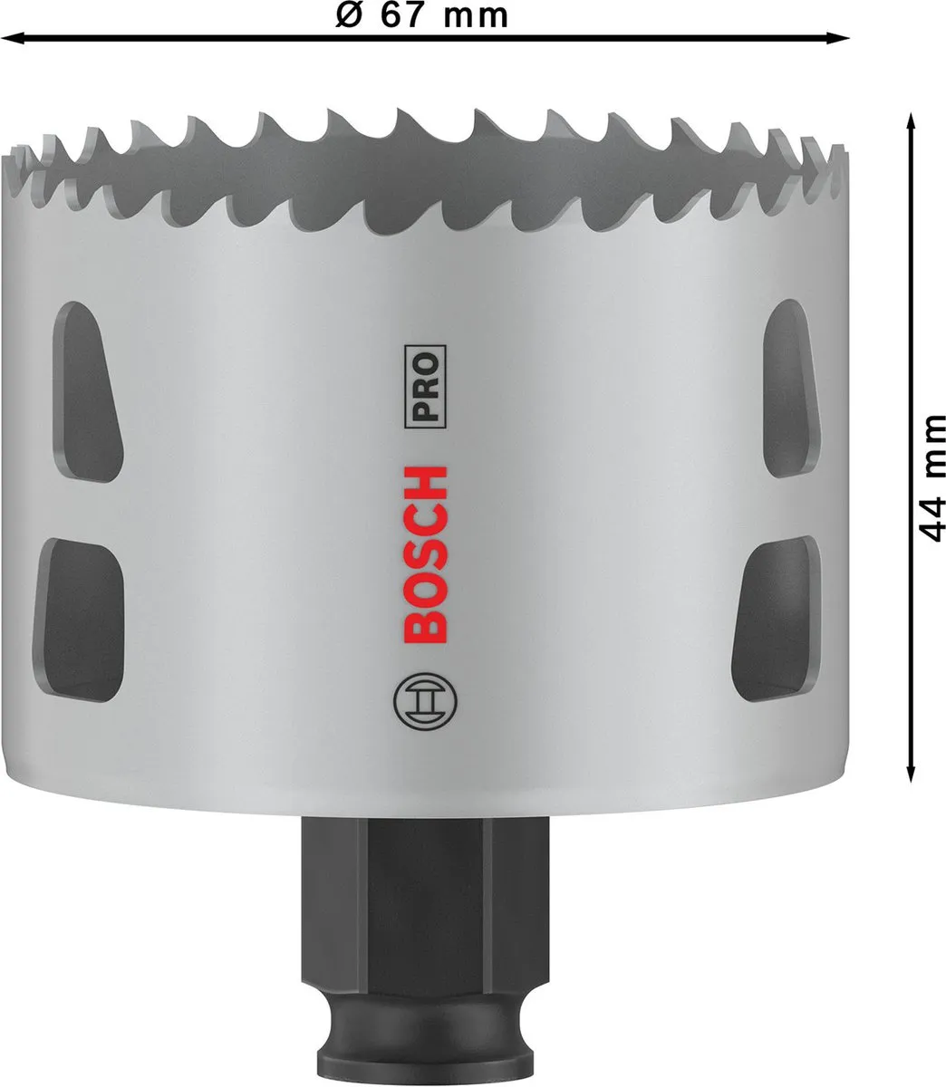 Bosch Professional Multi Materiaal PC Plus Gatenzaag 67mm - 2608594397