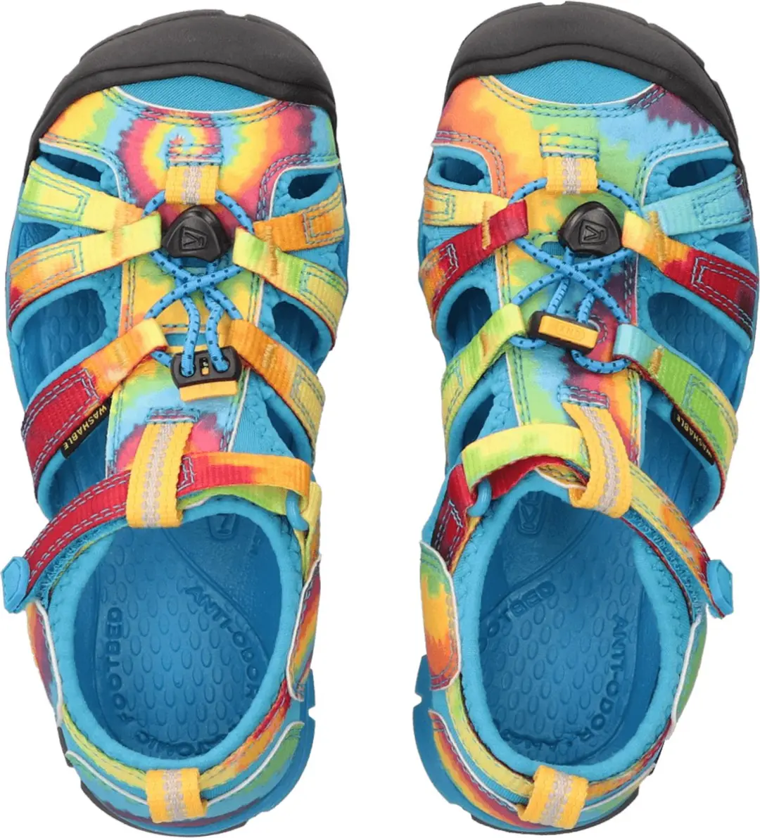 Keen Seacamp II CNX Sandalen - Maat 34 - Vivid Blue/Tie Dye - afbeelding 4 van 6