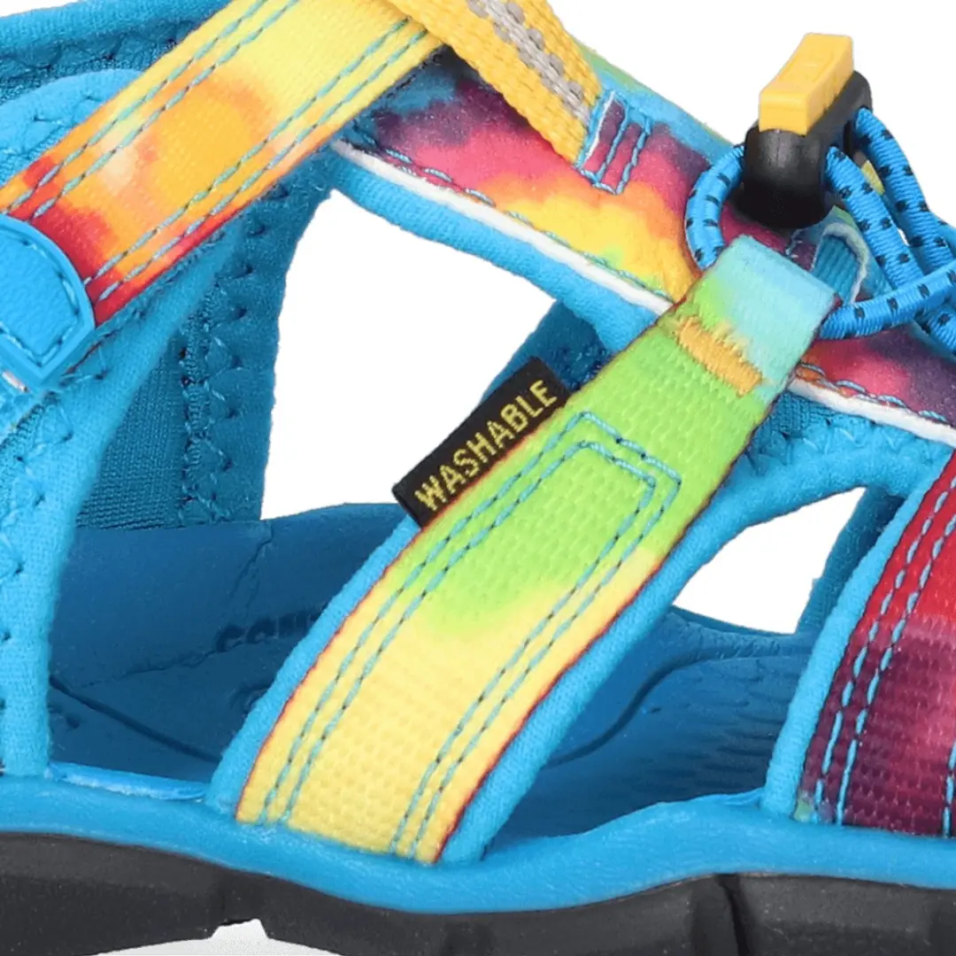 Keen Seacamp II CNX Sandalen - Maat 34 - Vivid Blue/Tie Dye - afbeelding 5 van 6