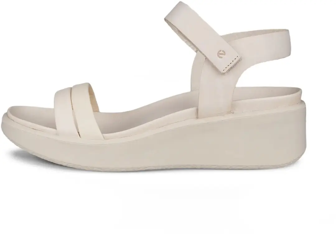 ECCO Flowt Wedge Sandalen - Beige Nubuck - Maat 41 - afbeelding 3 van 6