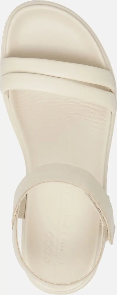 ECCO Flowt Wedge Sandalen - Beige Nubuck - Maat 41 - afbeelding 6 van 6