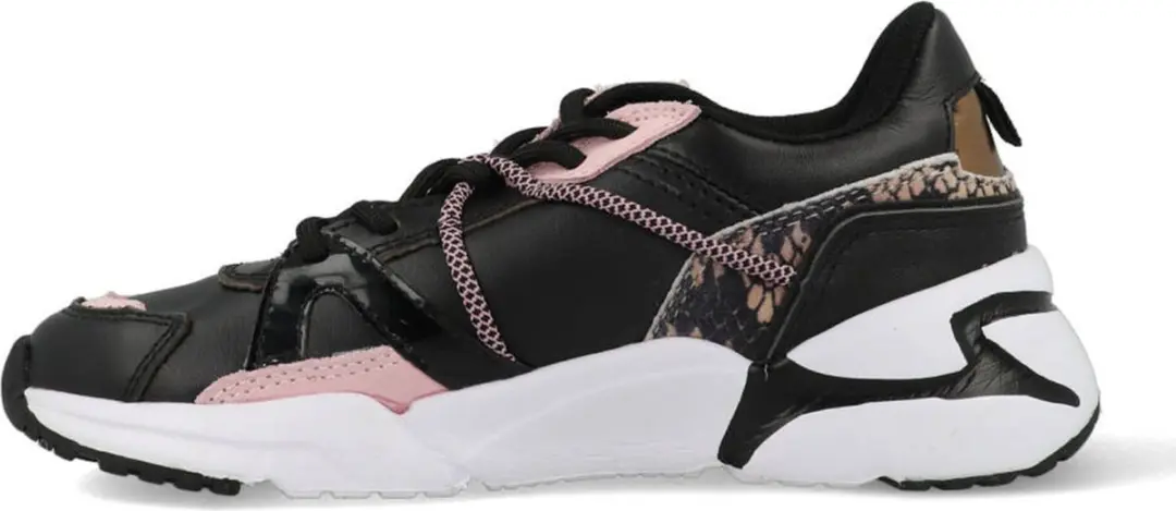 Vingino Odilia Lage Sneakers - Meisjes - Zwart - Maat 38 - afbeelding 3 van 6