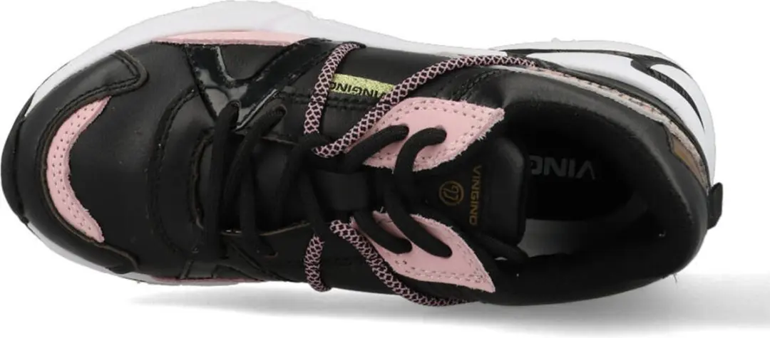 Vingino Odilia Lage Sneakers - Meisjes - Zwart - Maat 38 - afbeelding 4 van 6