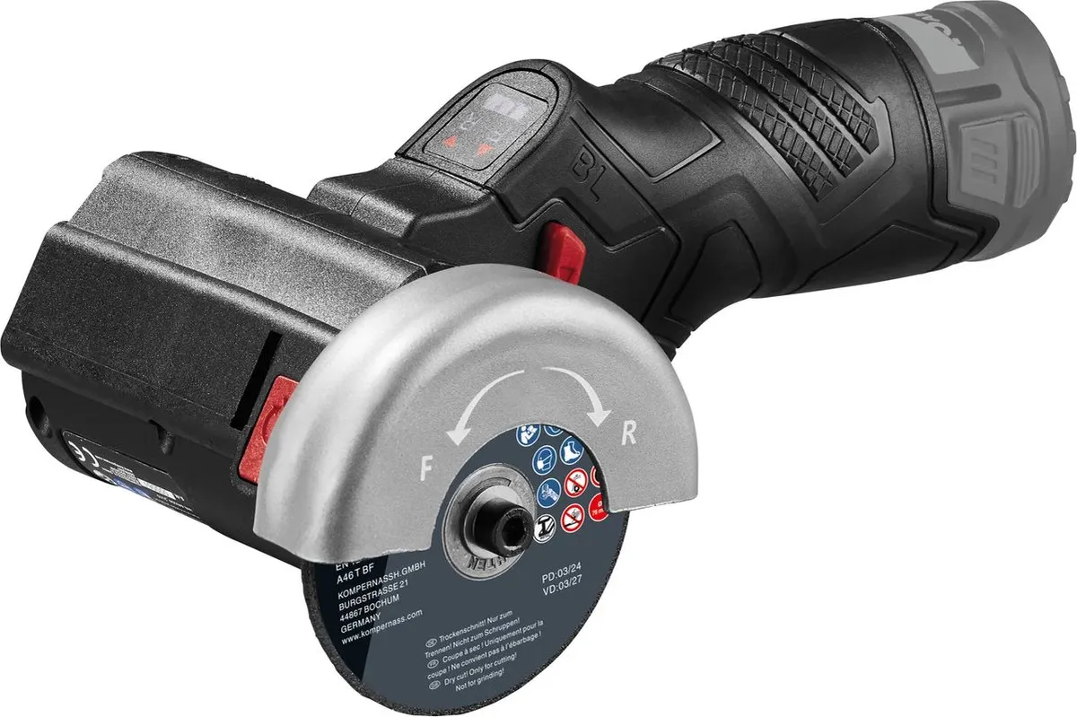PARKSIDE Accu Haakse Slijpmachine 12V - Zonder accu - afbeelding 6 van 6