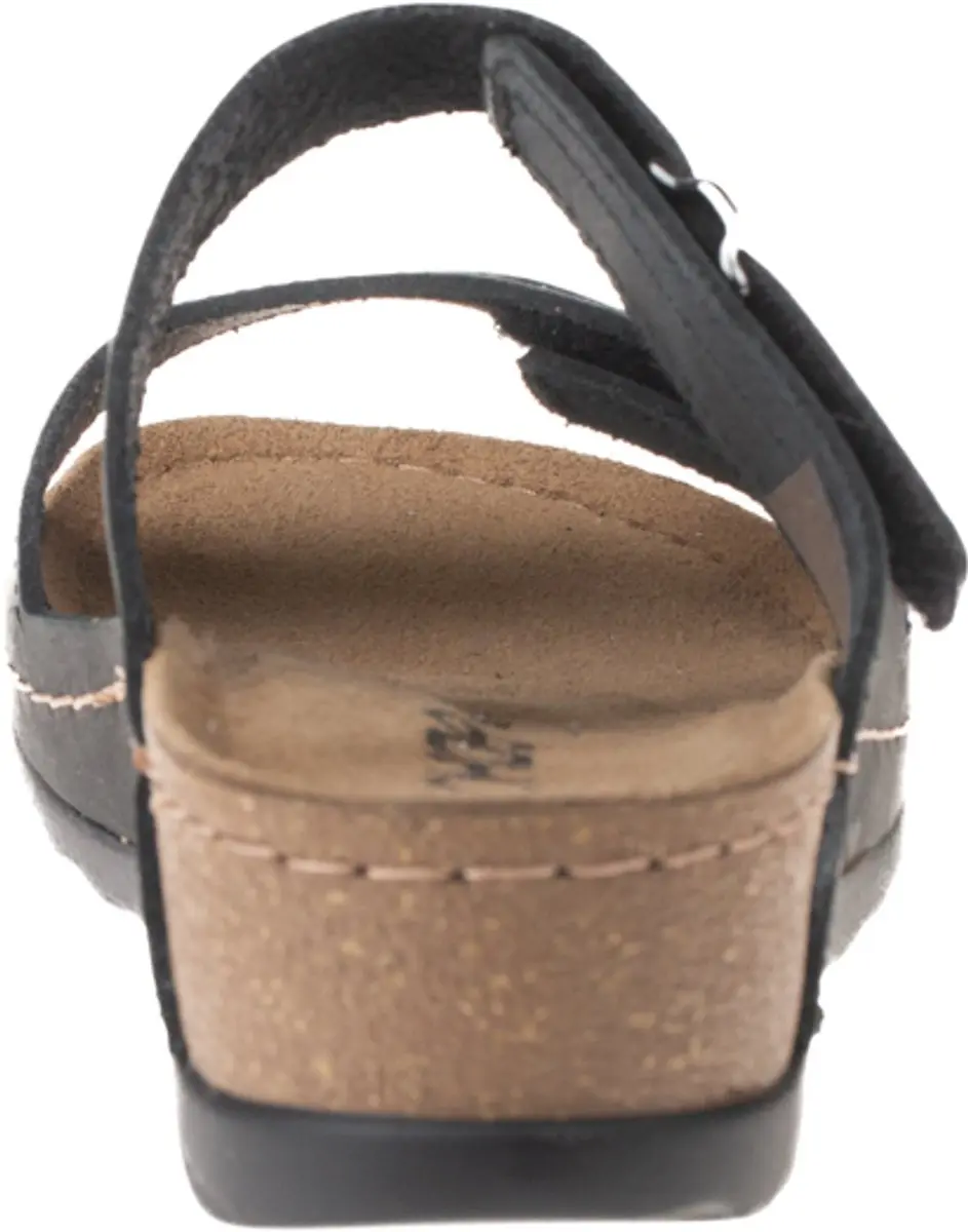 Rohde Dames Slipper 5433 Slides - Zwart