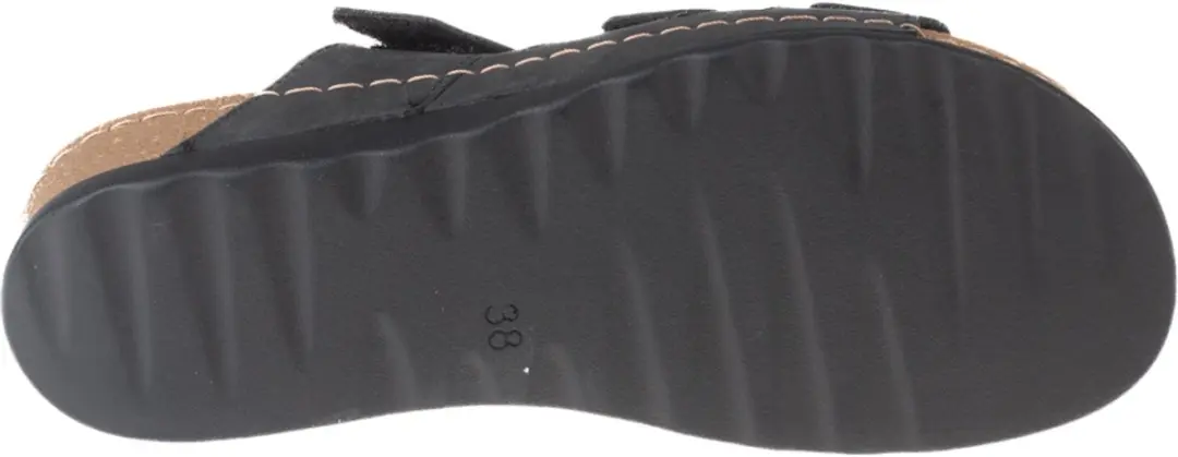 Rohde Dames Slipper 5433 Slides - Zwart