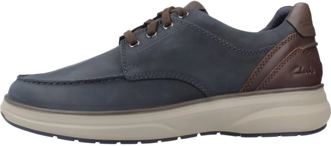 Clarks Mullan Moc Lage Sneakers - Blauw 43
